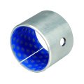 Kundenspezifische gute Tragfähigkeitshülsen-Stahlmaterial-Schiebebuchse mit blauer POM-Schicht nach innen